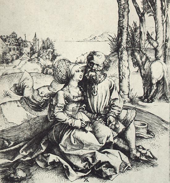 The Ill-Assorted Couple, or The Offer Of Love by Albrecht Durer